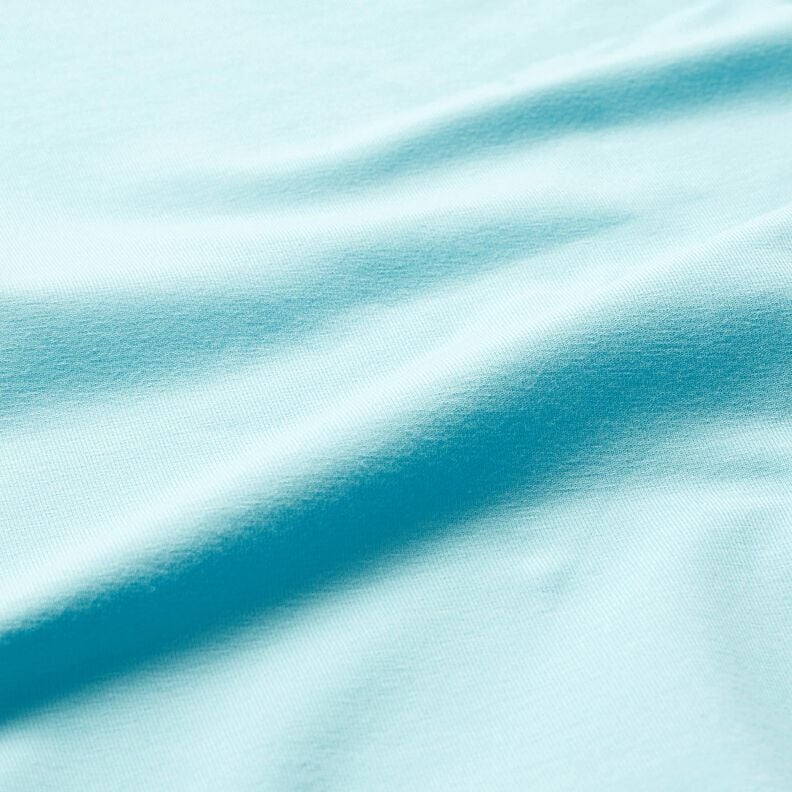 Jersey coton Medium uni – bleu glacier,  image number 4