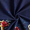 Jersey coton Ancres et roses | Glitzerpüppi – bleu nuit/or ancien,  thumbnail number 3