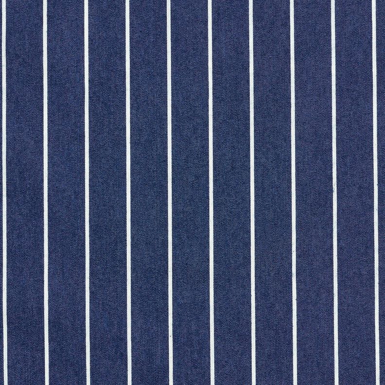 Chambray rayures – bleu marine/écru,  image number 1