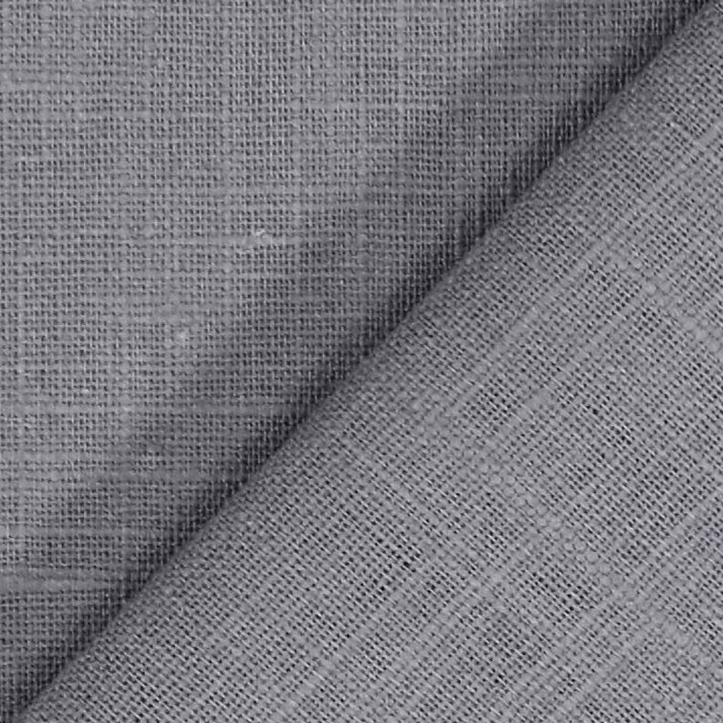 Tissu de lin en ramie mélangée medium – gris, image number 4