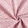 Tissu double gaze de coton vrilles de fleurs bicolores – vieux rose clair,  thumbnail number 3