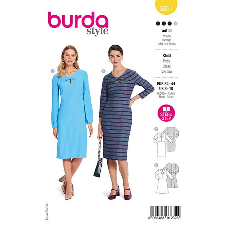 Robe | Burda 5861 | 34-44,  image number 1