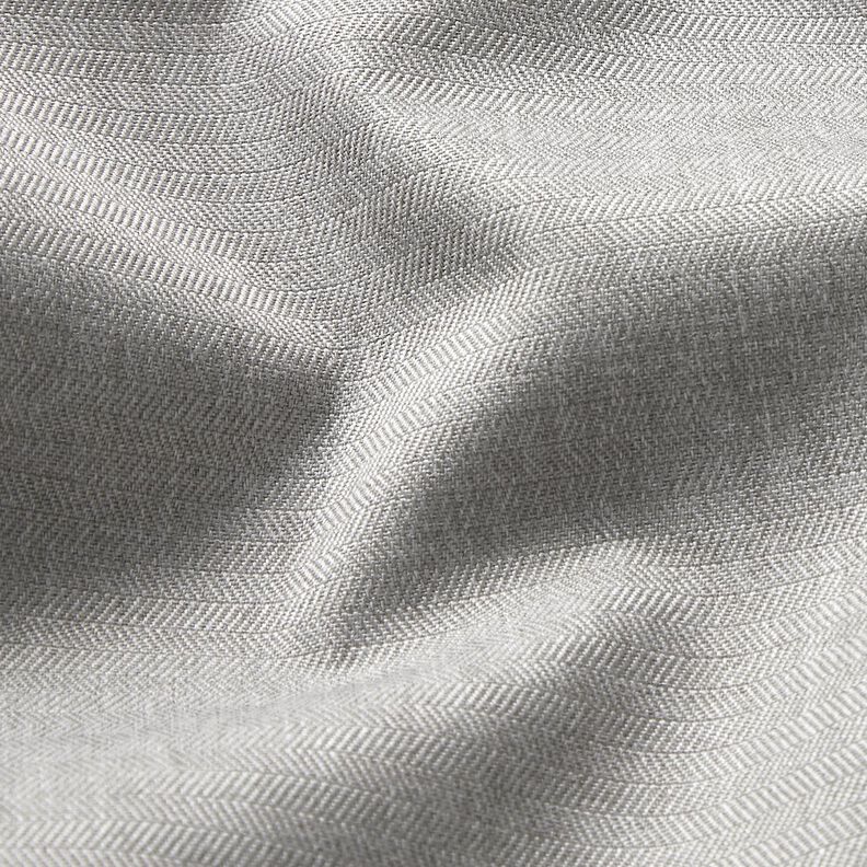 Tissu opaque Blackout chevrons fins – gris soie,  image number 2