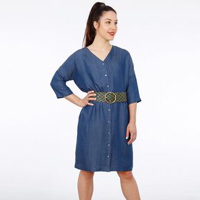Robe chemisier droite avec patte de boutonnage et poches FRAU EDDA | Patron prêt à découper | XS-XXL, 