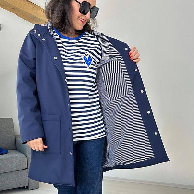 FRAU KARO - Parka à capuche doublée avec poches plaquées, Studio Schnittreif | XS - XXL,  image number 12