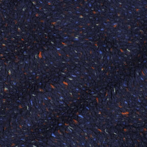 Ourson Tweed Chiné | Poppy Fabrics – bleu marine, 