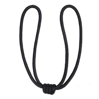 Embrasse avec nœud roulé [65cm] – noir | Gerster, 
