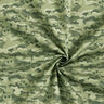 Popeline de coton bio Têtes de mort camouflage – pistache,  thumbnail number 3