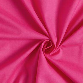 Tissu en coton Cretonne Uni – rose intense, 