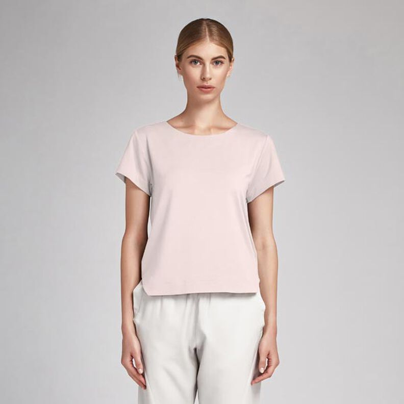 Popeline coton Uni – rose,  image number 6