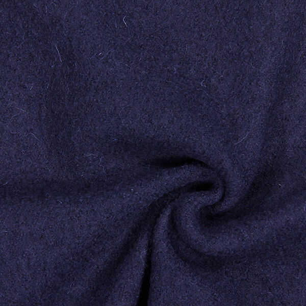 Loden de laine foulé – bleu nuit,  image number 1
