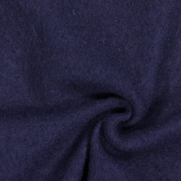 Loden de laine foulé – bleu nuit, image number 1