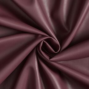 Similicuir avec revers en velours  – merlot, 