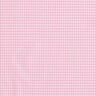 Tissu en coton Vichy à carreaux 0,2 cm – rose/blanc,  thumbnail number 1