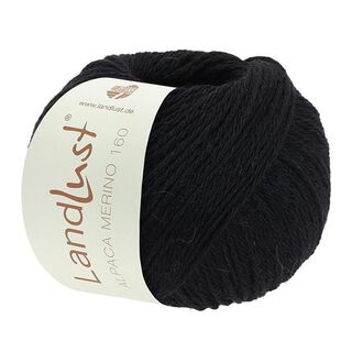 LANDLUST Alpaca Merino 160, 50g | Lana Grossa – noir, 