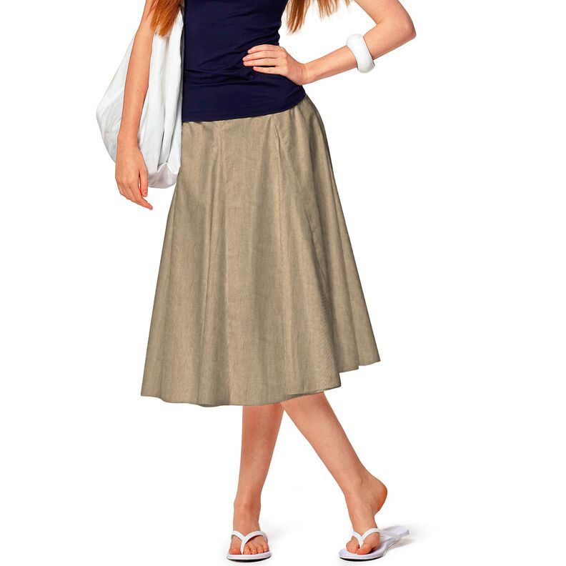 Lin mélangé léger prélavé – beige foncé,  image number 7