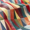 Tissu de décoration Gobelin Zigzag graphique – beige clair/carmin,  thumbnail number 2