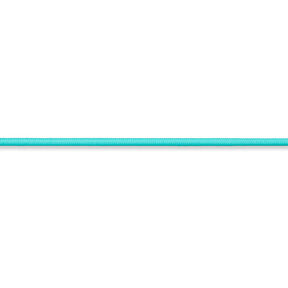 Cordelette en caoutchouc [Ø 3 mm] – bleu aqua, 