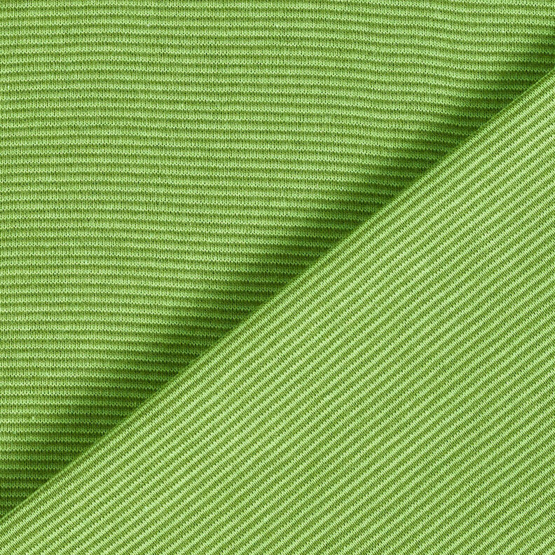 Bordures Tissu tubulaire à fines rayures – vert pomme/pin,  image number 3