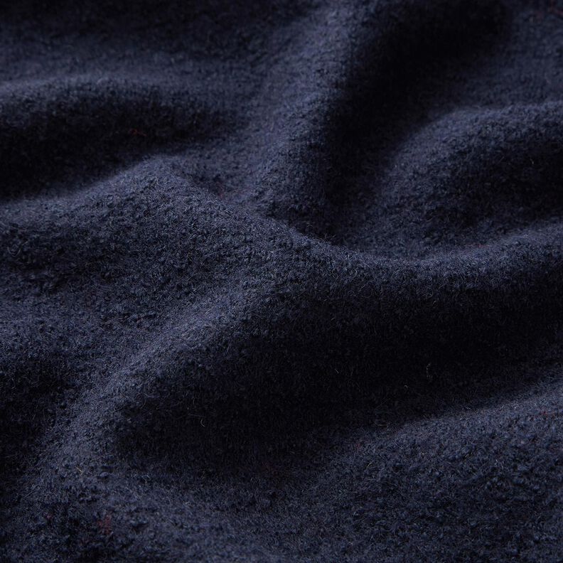 Tissu léger en maille en mélange de viscose et laine – bleu nuit,  image number 2