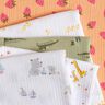 Tissu double gaze de coton Giraffen – blanc/jaune soleil,  thumbnail number 5
