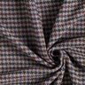 Tissu pour manteau Mélange de laine petit pied-de-poule – merlot/argent,  thumbnail number 3