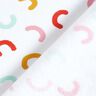 Sweatshirt gratté Arcs colorés – blanc,  thumbnail number 5