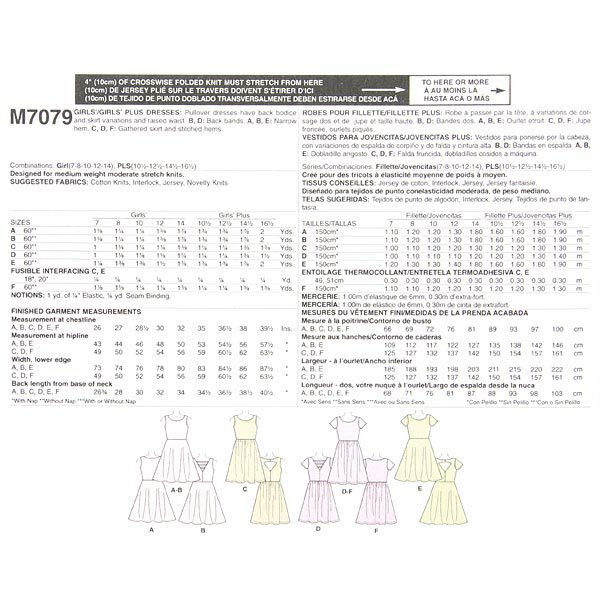 Robes fille, McCalls 7079 | 128 - 152 | 140 - 158, image number 12