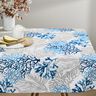Tissu en coton Cretonne Grands coraux – blanc/bleu,  thumbnail number 6