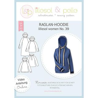 Hoodie raglan, Lillesol & Pelle No. 39 | 34 – 50, 