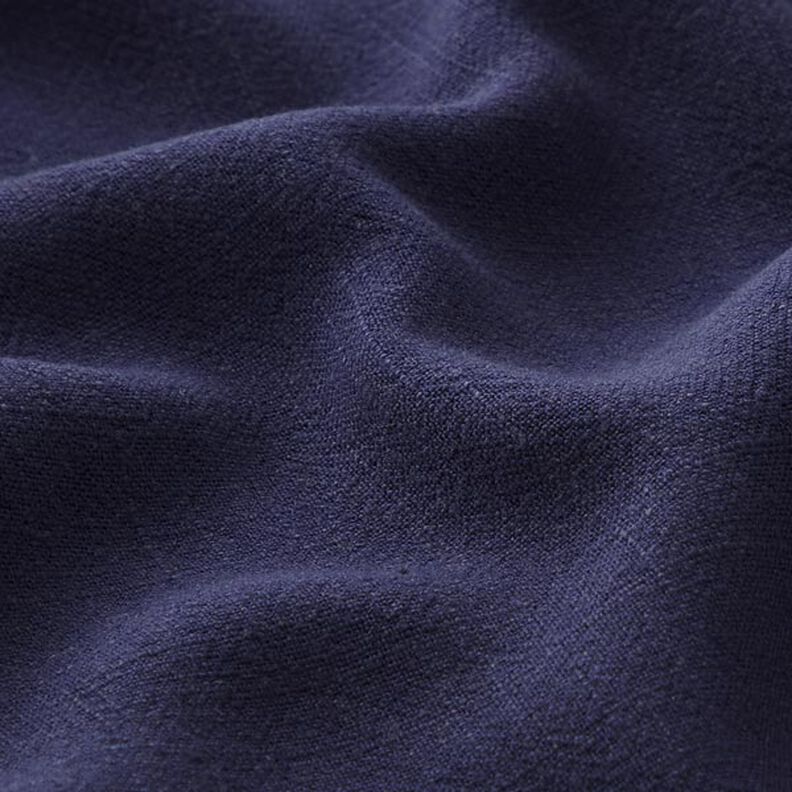 Viscose et lin doux – bleu marine,  image number 3