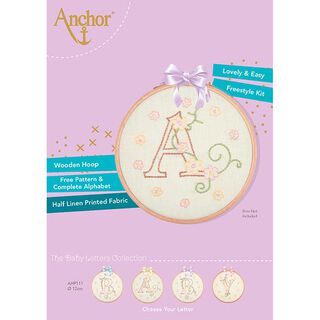 Kit broderie lettres bébé, 