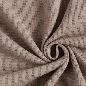 Mini Jersey de coton gaufré uni – taupe, 