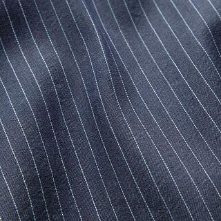 Denim solide fines rayures – bleu marine, 