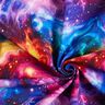 French Terry Sweat d’été Galaxie Impression numérique – lilas bleu/rouge feu,  thumbnail number 3