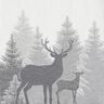 Panel Gobelin Cerfs – gris,  thumbnail number 1