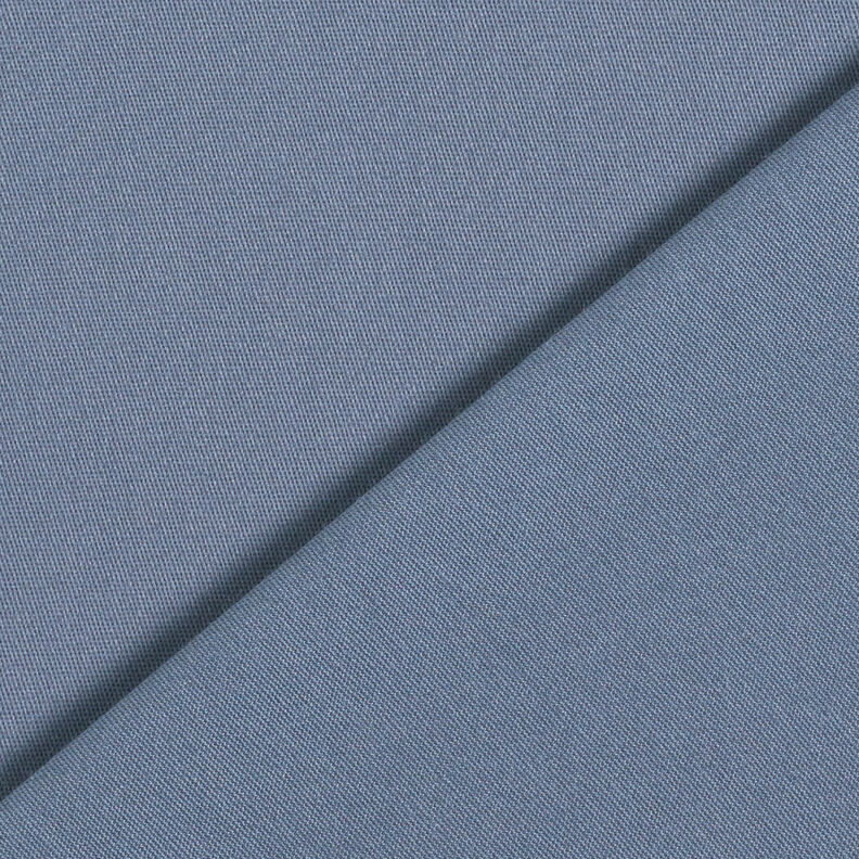 Sergé coton Stretch – gris bleu, image number 3