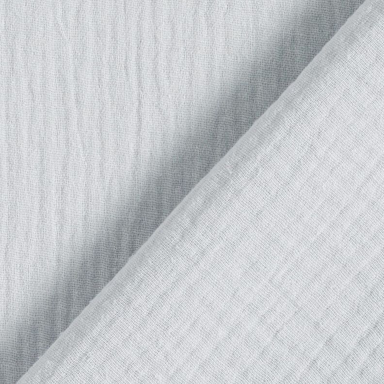 Tissu double gaze de coton – bleu clair, image number 4
