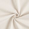Tissu de décoration Jacquard Rayures discrètes – beige foncé,  thumbnail number 1