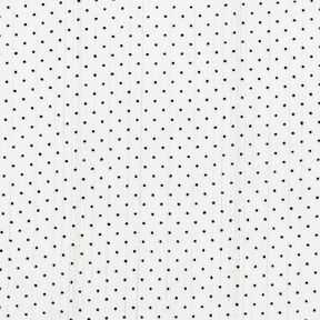 Mousseline Rayures et pois pailletés – blanc, 