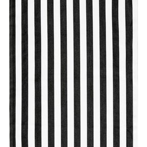 Extérieur Tissu pour chaise longue Rayures verticales 44 cm – noir, 