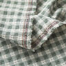 Tissu en coton à carreaux structurés – blanc/roseau,  thumbnail number 3
