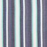 Tissu double gaze de coton Rayures teintées dans la masse – indigo/bleu glacier,  thumbnail number 1