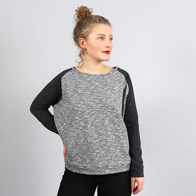 Sweat raglan à manches ajustées FRAU MONA | Patron prêt à découper | XS-L,  image number 5