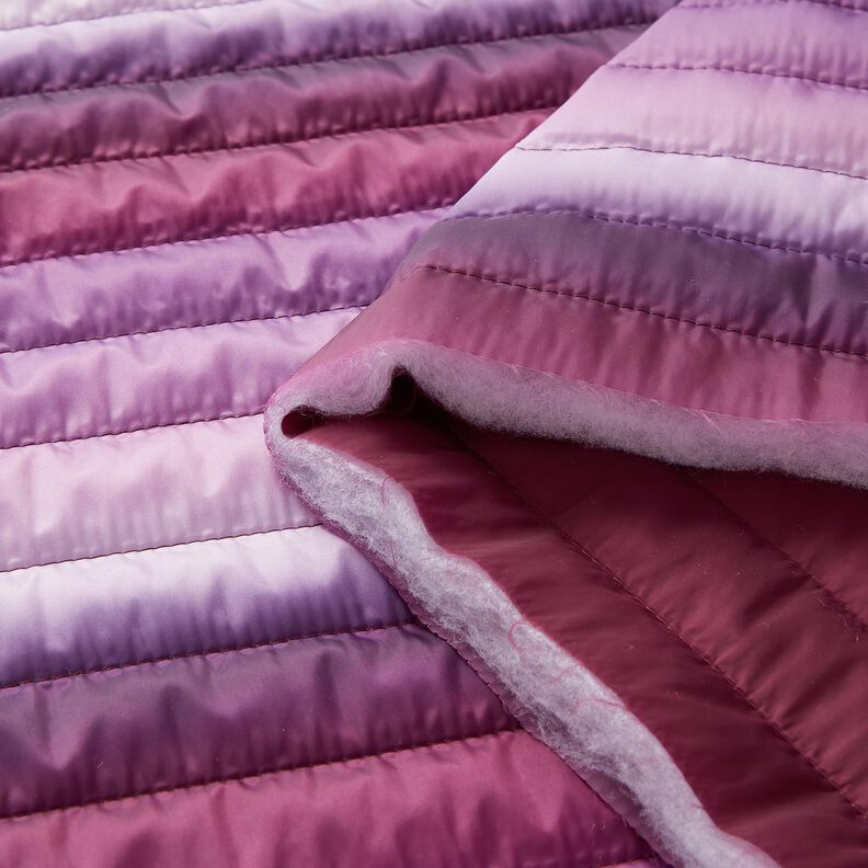 Tissu matelassé léger dégradé de couleurs – lavande, image number 5