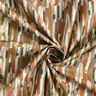Tissu en coton Cretonne Coups de pinceau – pin/bronze,  thumbnail number 3