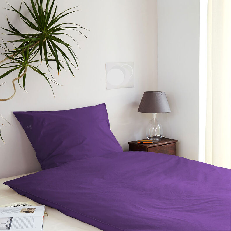 Tissu en coton Cretonne Uni – lilas,  image number 6