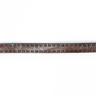 Galon similicuir Uni | 1 - marron foncé, 