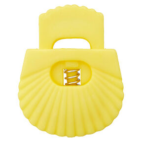 Bloque-cordons Coquillage [Passage : 8 mm] – jaune, 