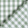 Tissu en coton Vichy à carreaux 1 cm – sauge/blanc,  thumbnail number 4